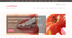 Desktop Screenshot of lunatique.net